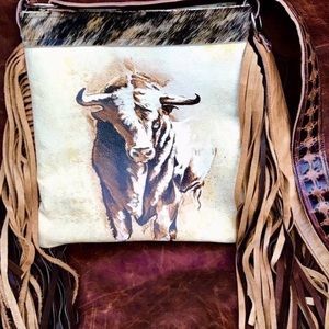 Western Fringe Purse Brand New